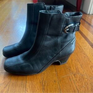 Clarks Black Ankle Boots